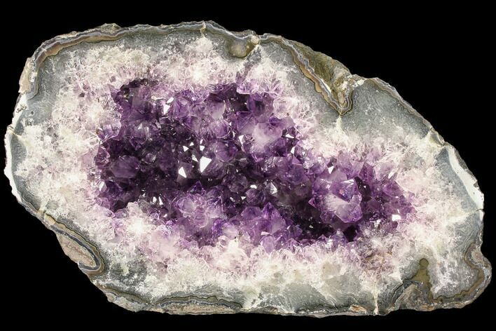Purple Amethyst Geode - Uruguay #87415